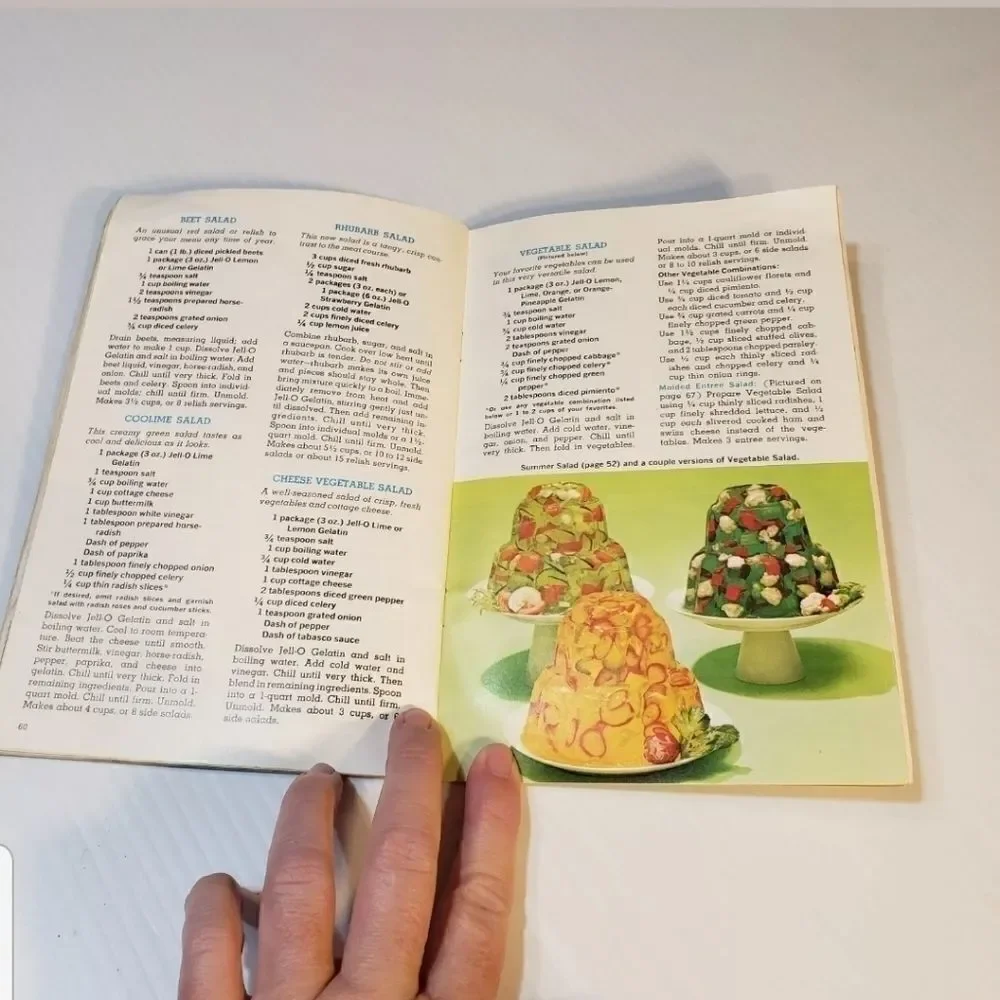 Vintage Joys of Jello Gelatin Cookbook